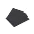 Cartes de Visite en Aluminium pour gravure (Différentes couleurs aux choix) Noir 50 cartes