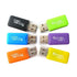 Lecteur de Cartes Multifonction Mini USB 2.0 Haute Vitesse pour Cartes TF/MicroSD (couleur aléatoire)