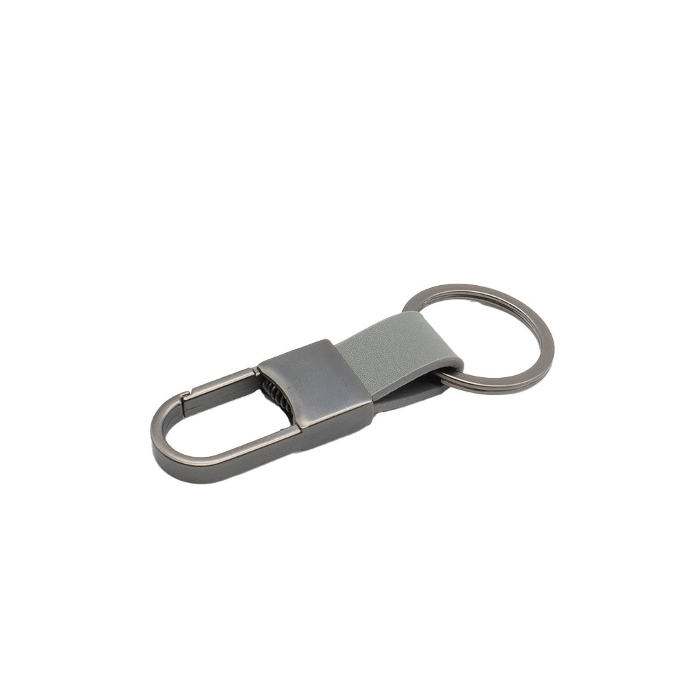 Porte-Clés en Cuir Gravable (Différentes couleurs aux choix) Gris