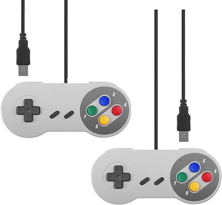 MANETTE SNES SUPER NINTENDO compatible Raspberry PI, Yumi Smart PI (PACK 1 ou 2 joueurs)