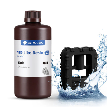 Anycubic Résine ABS-Like V2 Lavable à l'Eau Noir