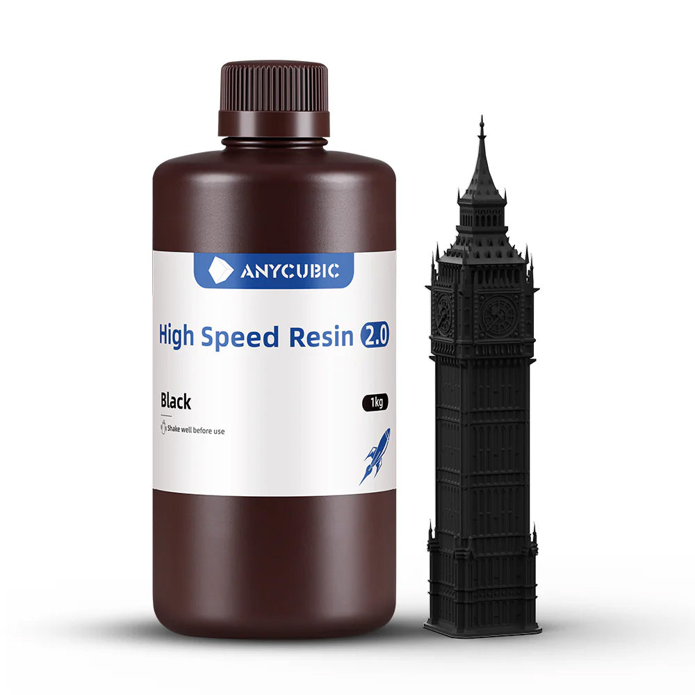 Anycubic Résine Haute Vitesse 2.0 Noir Standard