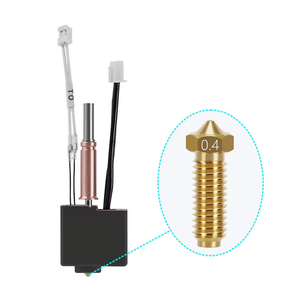 Kit Hotend pour Anycubic Kobra 3 en acier trempé ou laiton 0.4mm