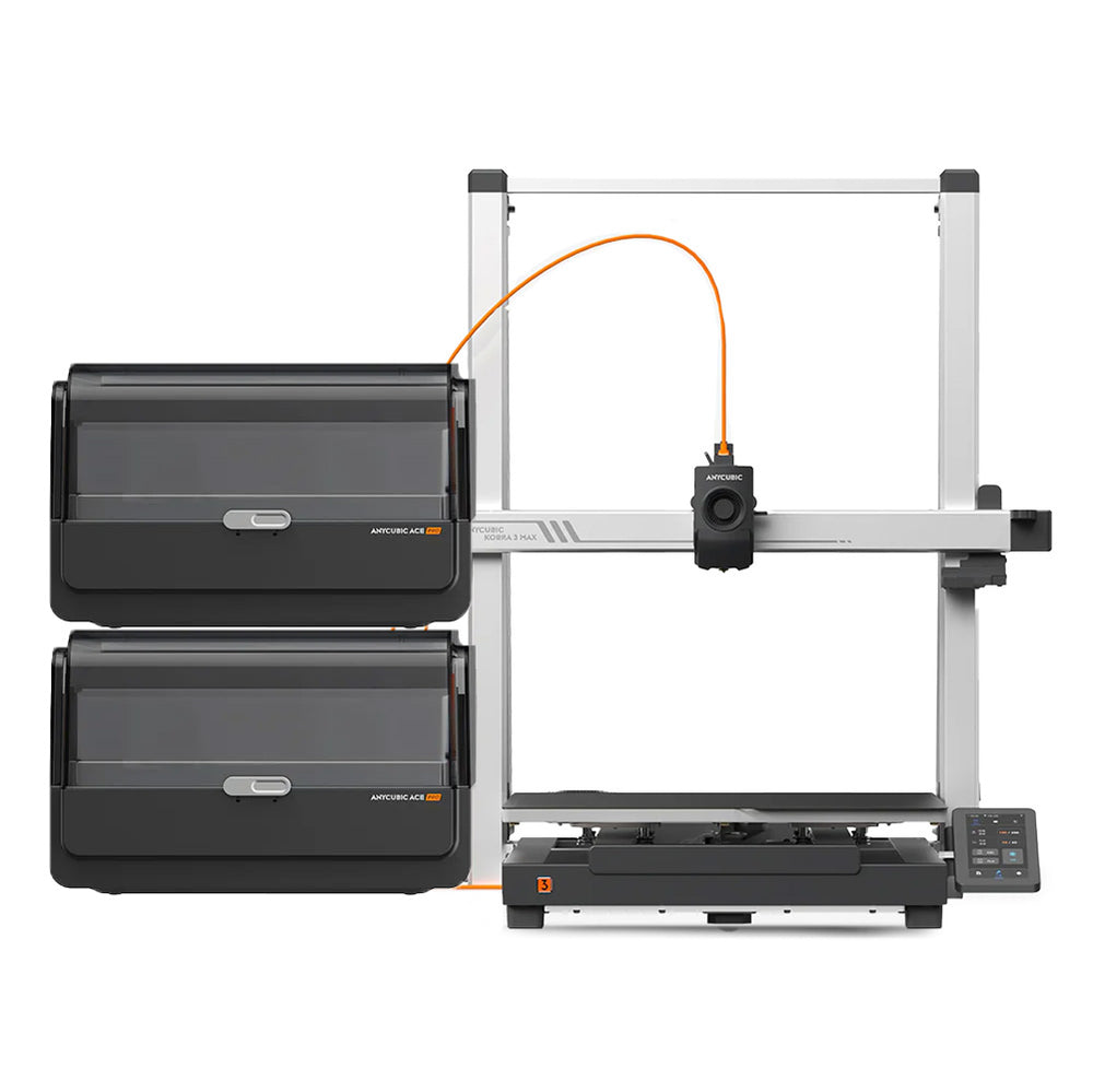 ANYCUBIC KOBRA 3 V2 Combo Imprimante 3D Multi Couleurs Kobra 3 Max Combo 8 Couleurs ( 2 ACE Pro + 1 Hub)