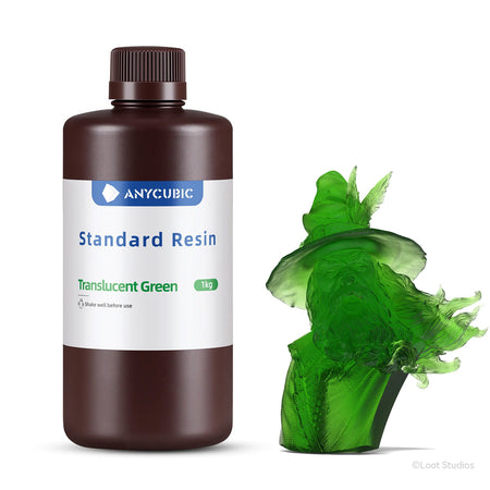 Anycubic Résine Standard Vert Transparent