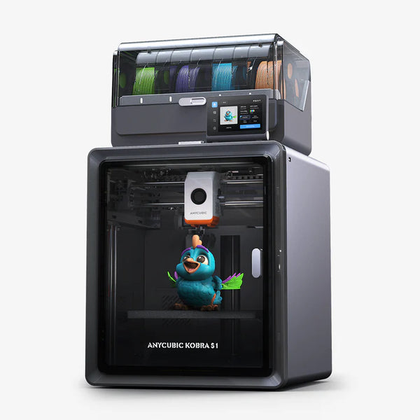 Pack Anycubic Kobra S1 Combo Imprimante 3D Multi couleurs KOBRA S1 + ACE PRO + 4 kg PLA
