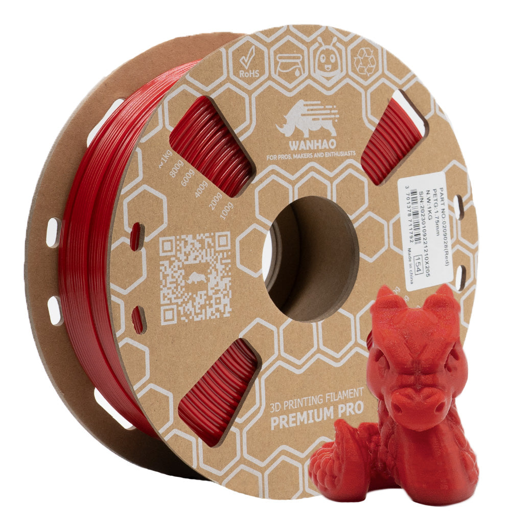 PETG ROUGE Premium Wanhao 1 Kg