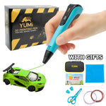 YUMI STYLO 3D - enfant et adulte Bleu