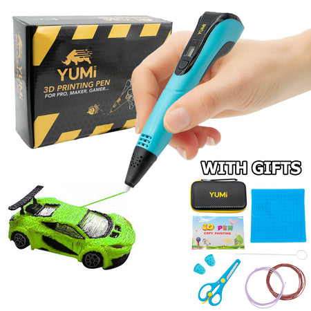 YUMI STYLO 3D - enfant et adulte Bleu