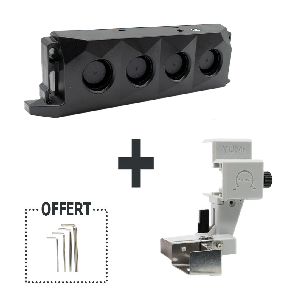 BACKFAN pour Wanhao D12 (compatible Klipper & MARLIN ) BACKFAN + Purge WIPER
