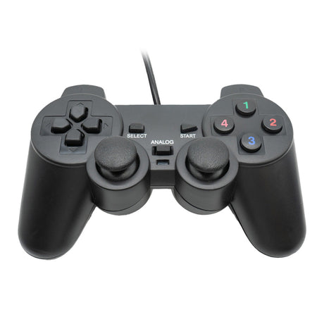 Manette USB double joystick analogique, modèle ergonomique, compatible Raspberry Pi, PC et Yumi SmartPi (pack Solo ou Duo)
