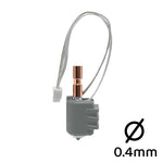 Kit Hotend acier ou laiton pour Anycubic Kobra 3 Max Full Hotend Bi-Metal 0.4 mm