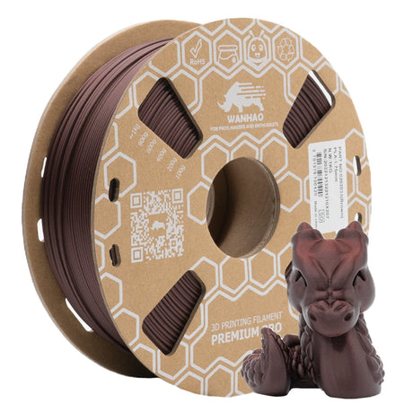 PLA HYPER YUMI MARRON 1Kg Marron 1kg Bobine Carton Classique