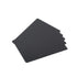 Cartes de Visite en Aluminium pour gravure (Différentes couleurs aux choix) Noir Mat 50 cartes
