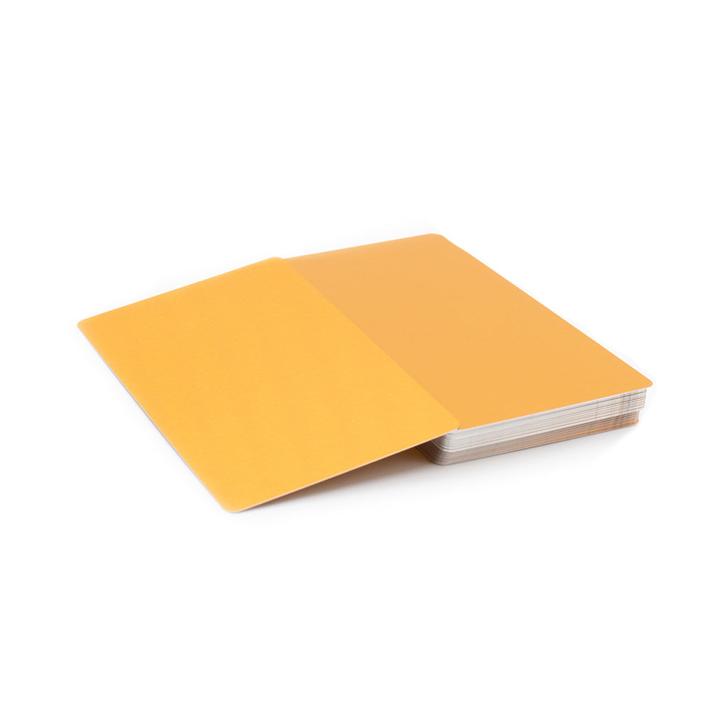 Cartes de Visite en Aluminium pour gravure (Différentes couleurs aux choix)