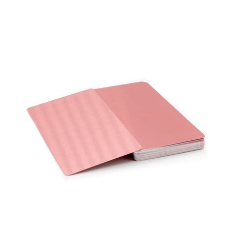 Cartes de Visite en Aluminium pour gravure (Différentes couleurs aux choix)