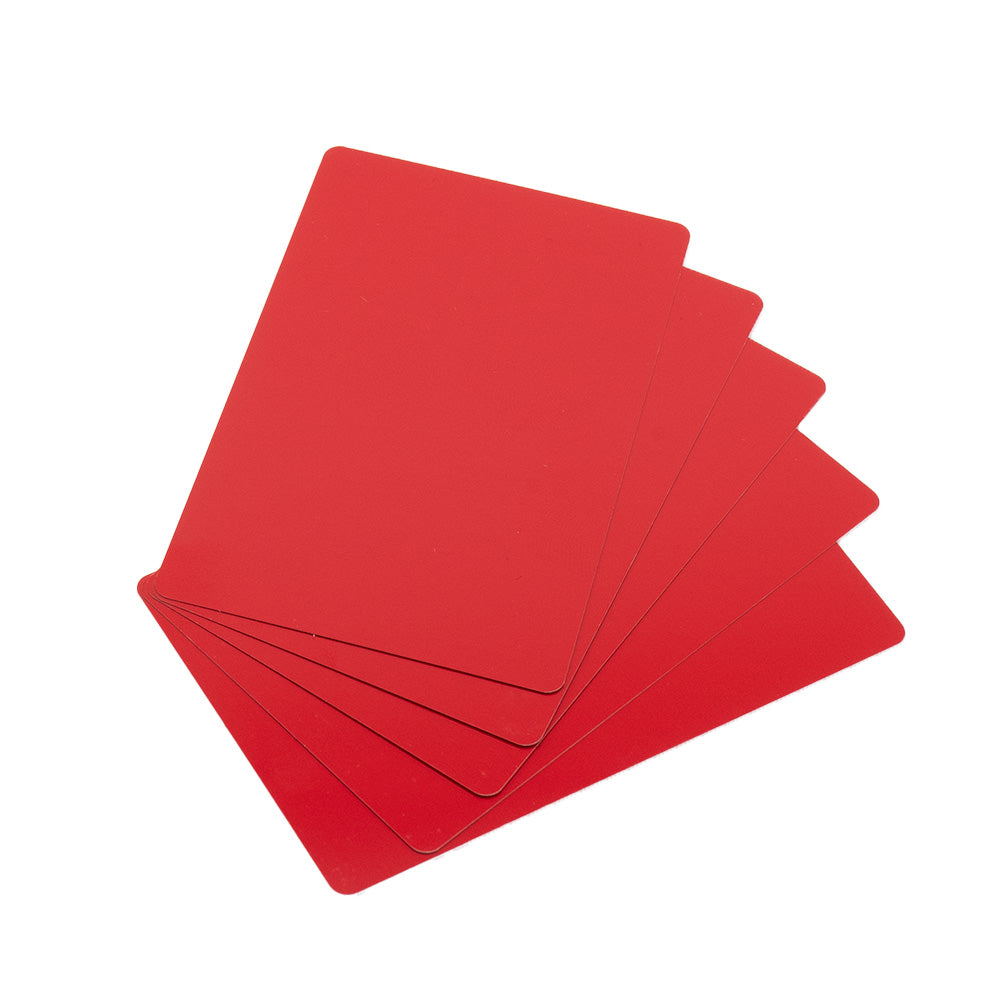 Cartes de Visite en Aluminium pour gravure (Différentes couleurs aux choix)