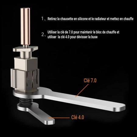 PACK Hotend renforcé Yuzu pour Bambu Lab P1P, P1S et X1