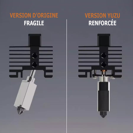 PACK Hotend renforcé Yuzu pour Bambu Lab P1P, P1S et X1