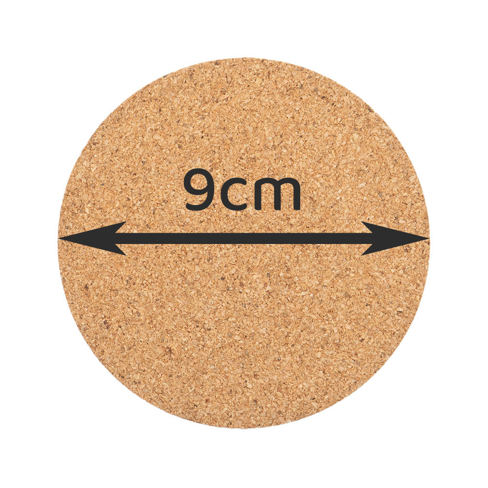 Lot de 10 Dessous de verre en Liège pour gravure laser