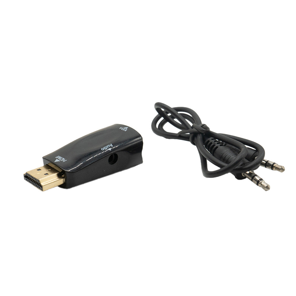 Convertisseur HDMI Mâle vers VGA Femelle avec Sortie Audio Jack 3,5mm