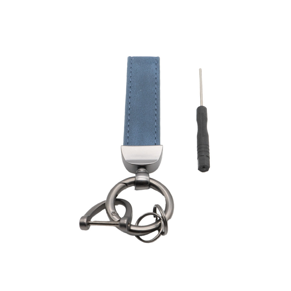 Grand Porte-Clés en Cuir Gravable avec son tournevis (Différentes couleurs aux choix)