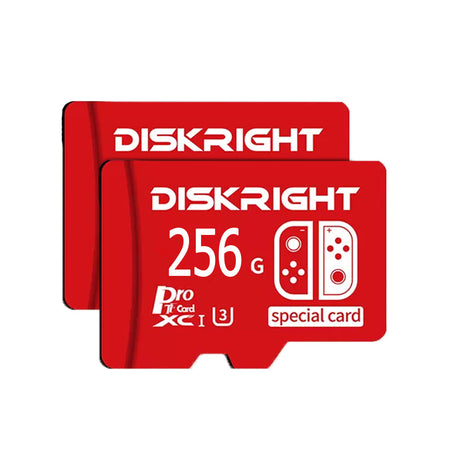 Carte MicroSD 64GB - Class 10 V30 Vitesse Haute Performance - KLIPPER certifié vidéo 8K 256G 2 Cartes SD