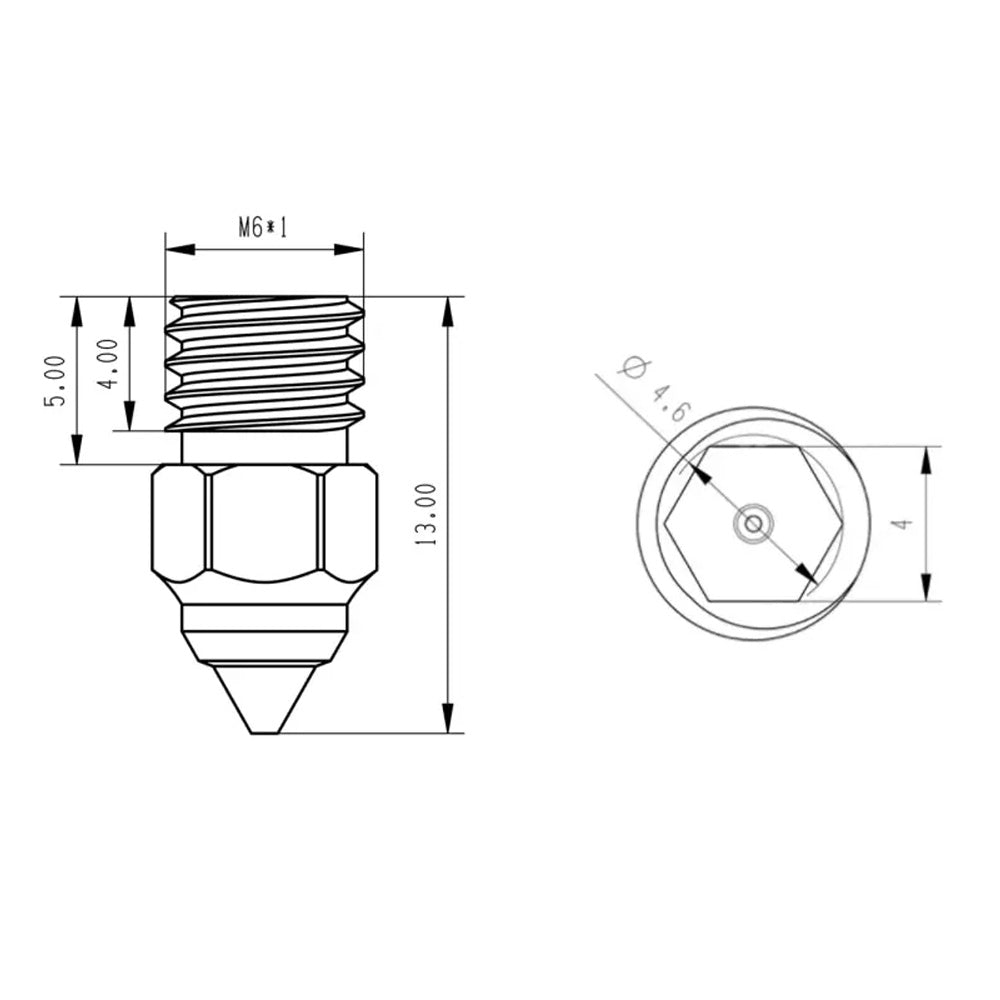 Buse MK8 0.4mm en téflon CHT