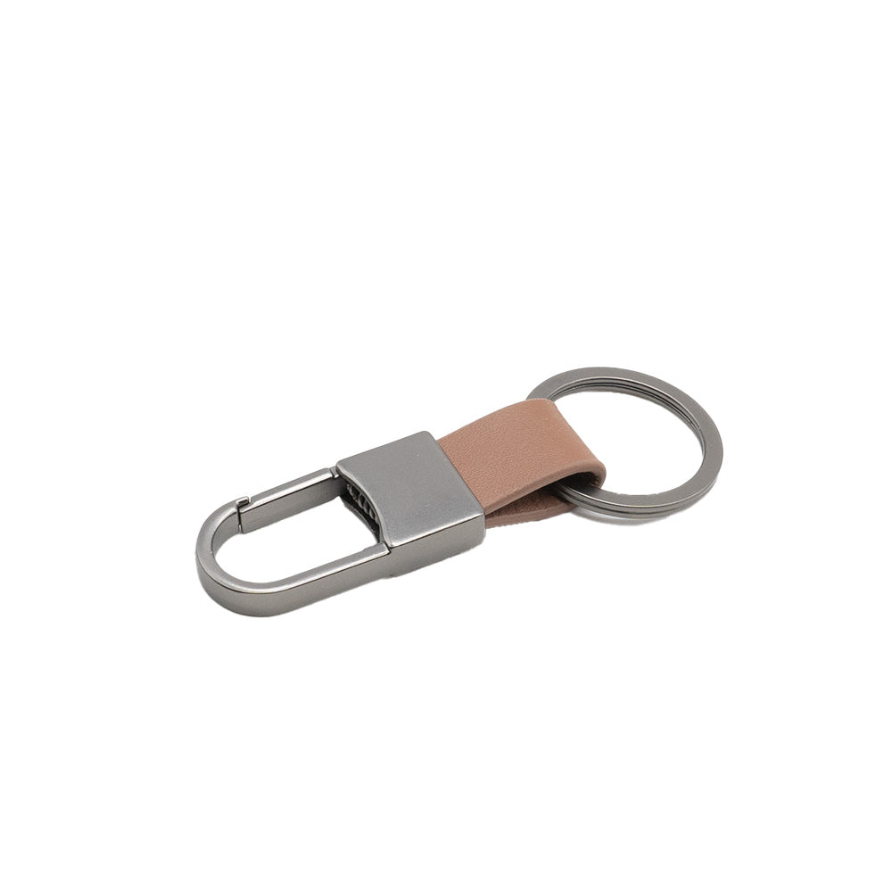Porte-Clés en Cuir Gravable (Différentes couleurs aux choix) Marron