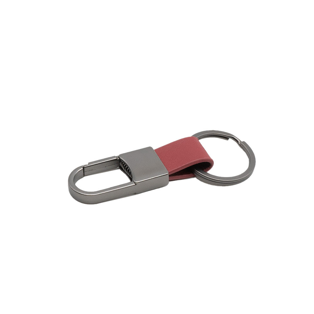 Porte-Clés en Cuir Gravable (Différentes couleurs aux choix) Rouge
