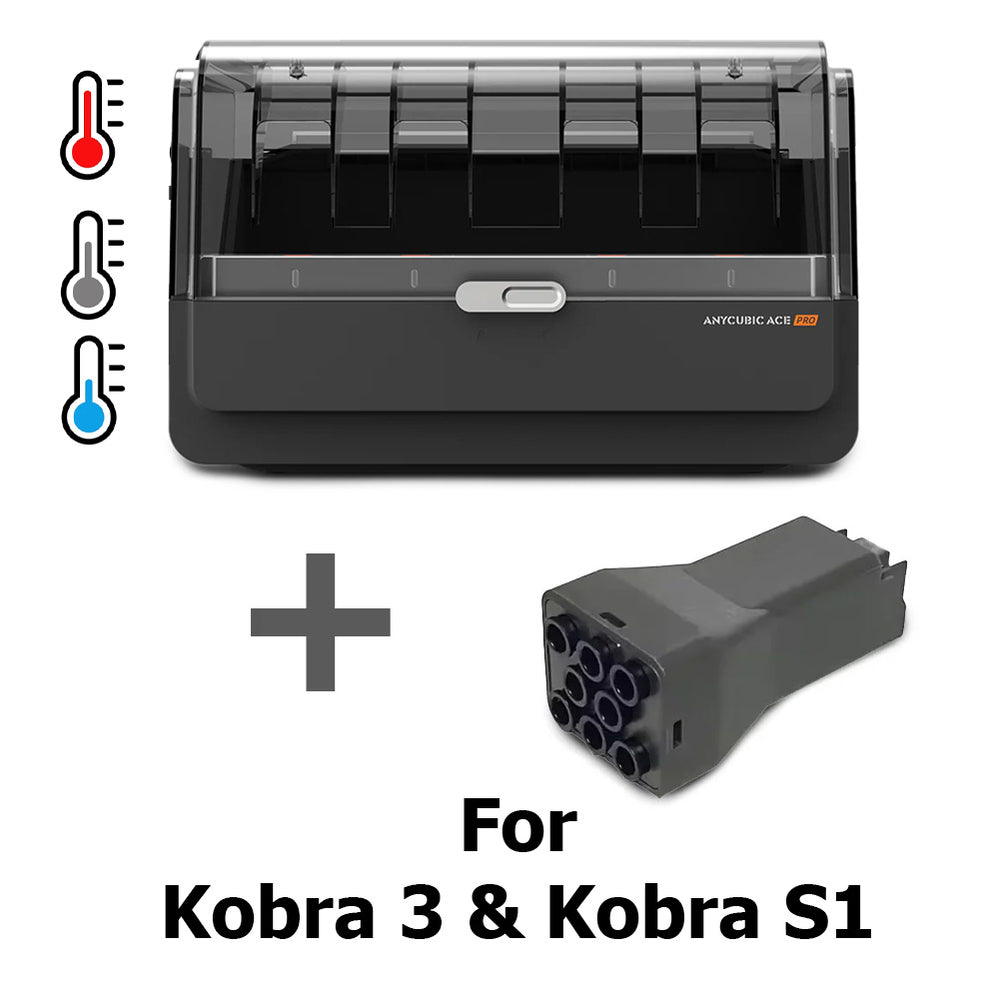 Anycubic ACE Pro pour Anycubic Kobra S1, Kobra 3 & Kobra 3 Max ACE PRO + Hub 8 Couleurs pour Kobra S1 & Kobra 3