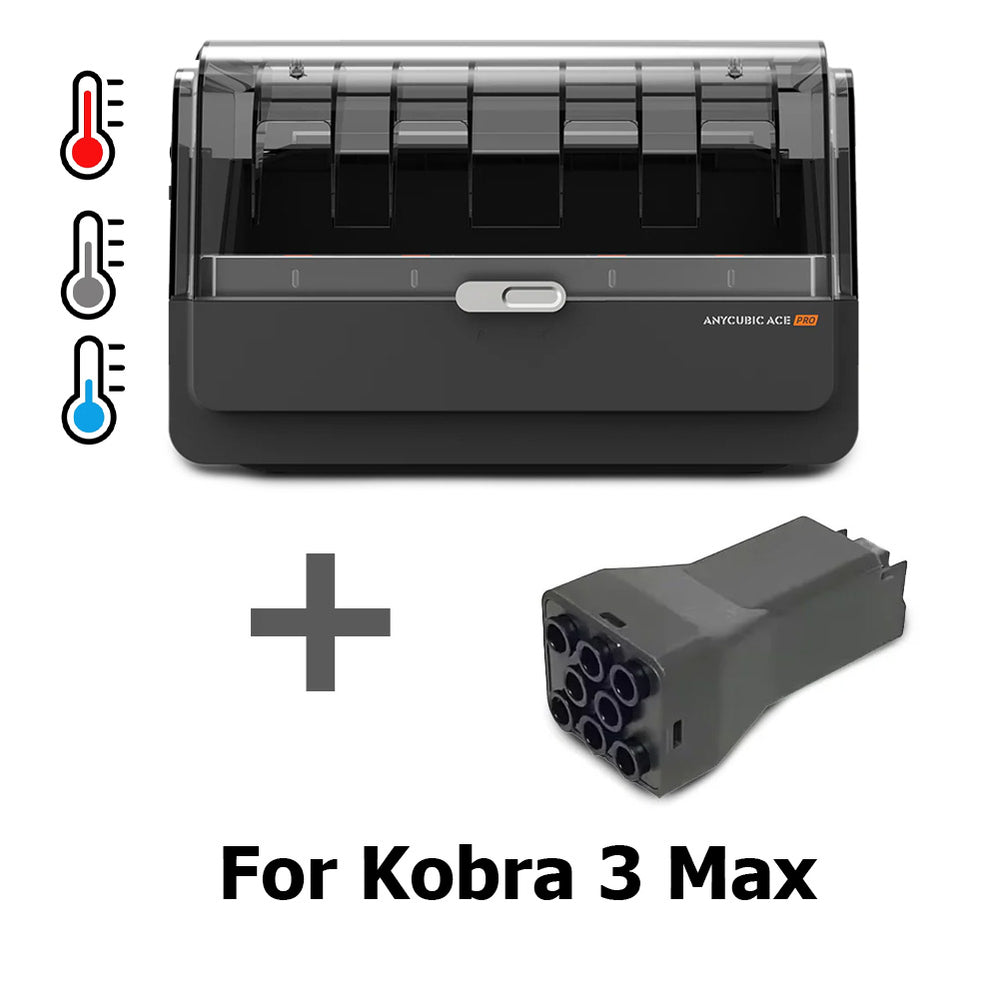 Anycubic ACE Pro pour Anycubic Kobra S1, Kobra 3 & Kobra 3 Max ACE PRO + Hub 8 Couleurs pour Kobra 3 Max