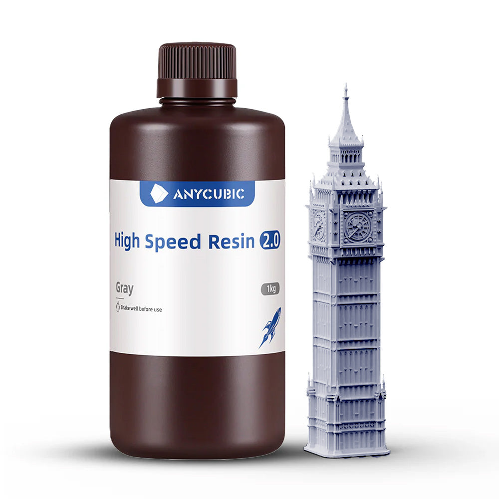 Anycubic Résine Haute Vitesse 2.0 Gris Standard