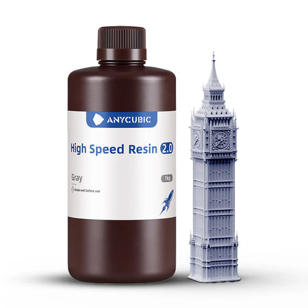 Anycubic Résine Haute Vitesse 2.0 Gris Standard