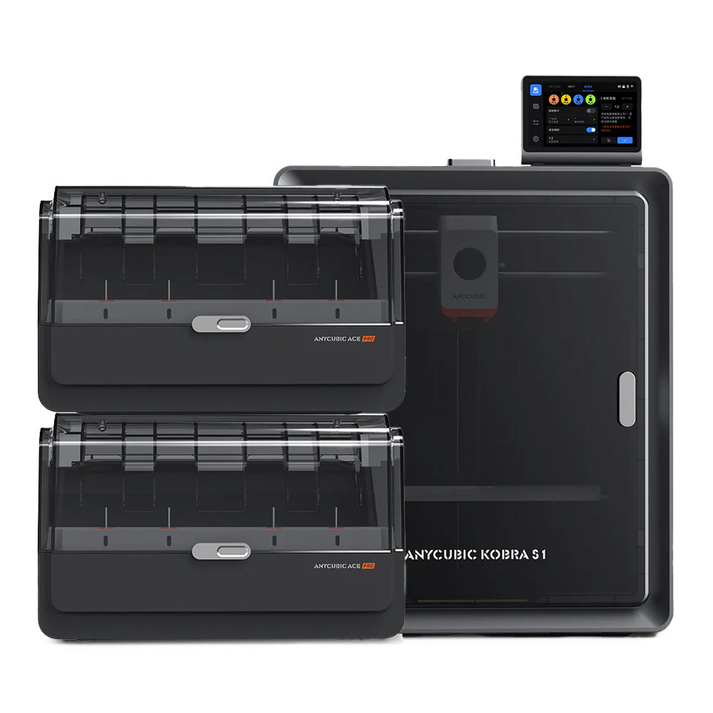 Pack Anycubic Kobra S1 Combo Imprimante 3D Multi couleurs KOBRA S1 8 Couleurs (2 ACE Pro + 1 Hub)