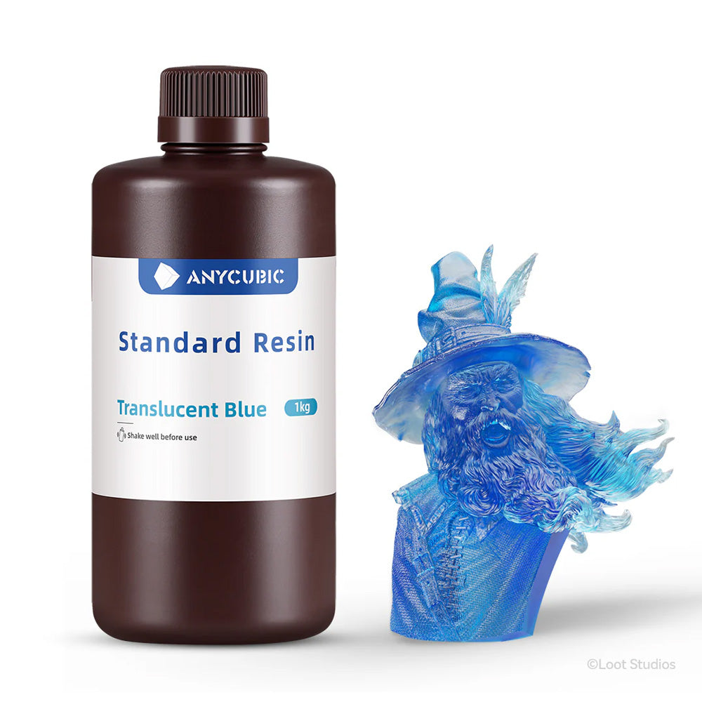 Anycubic Résine Standard Bleu Transparent