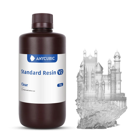 Anycubic Résine Standard V2 Blanc Transparent