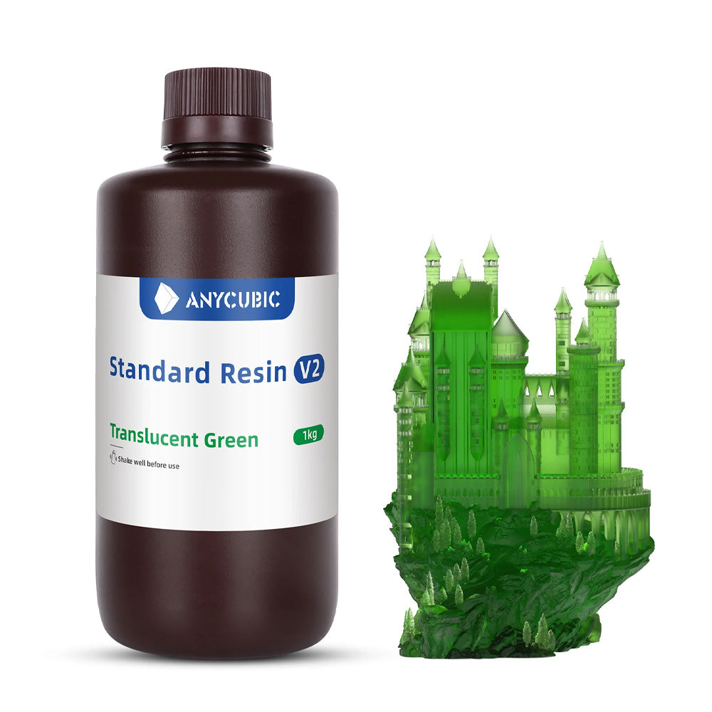 Anycubic Résine Standard V2 Vert Transparent