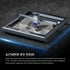 Graveur laser ACMER P2 33 W, mise au point fixe, gravure à 30 000 mm/min, assistance pneumatique automatique ultra silencieuse, précision de gravure de 0,01 mm, contrôle par application iOS Android, pré-assemblé, 420 x 400 mm