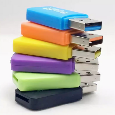 Lecteur de Cartes Multifonction Mini USB 2.0 Haute Vitesse pour Cartes TF/MicroSD (couleur aléatoire)
