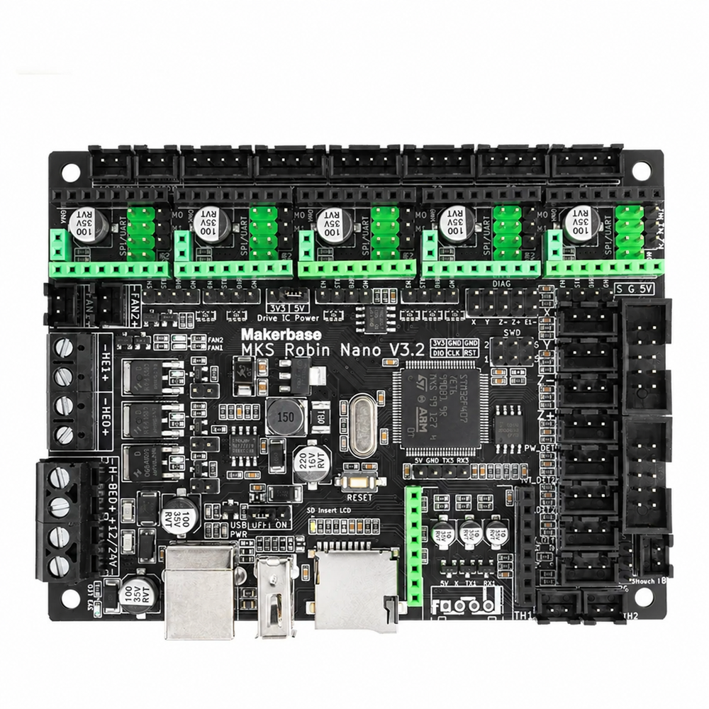 D12 Pro et Pro Max: Carte mère Duplicator 12 V3.2 — vue principale