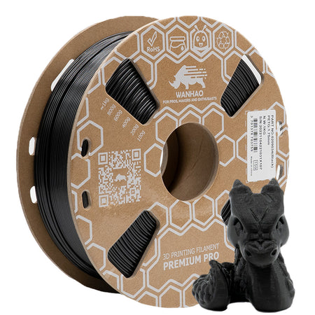 PETG Noir Premium Wanhao 1 Kg