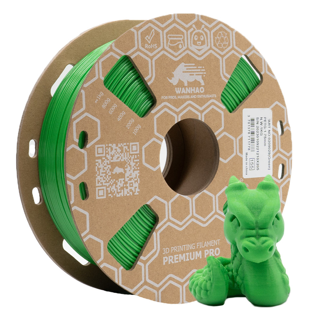 PETG VERT Premium Wanhao 1 Kg