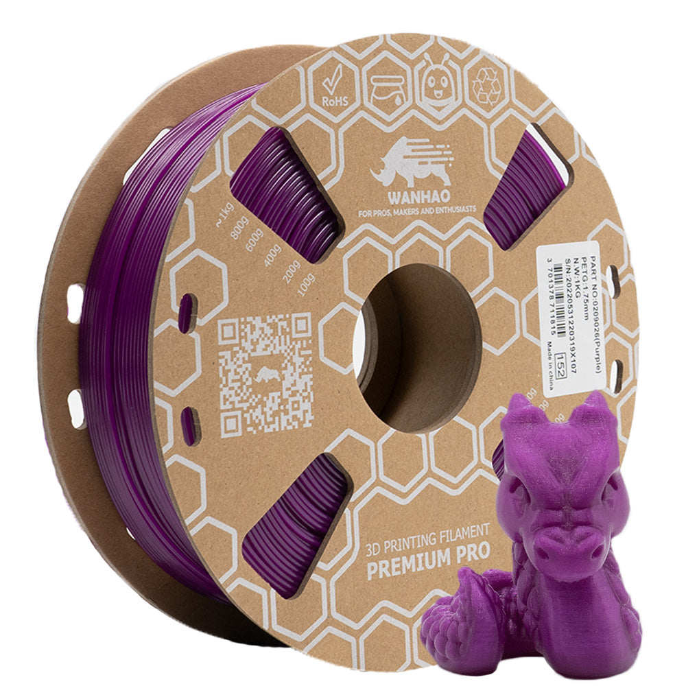 PETG VIOLET Premium Wanhao - 1.75mm, 1 Kg