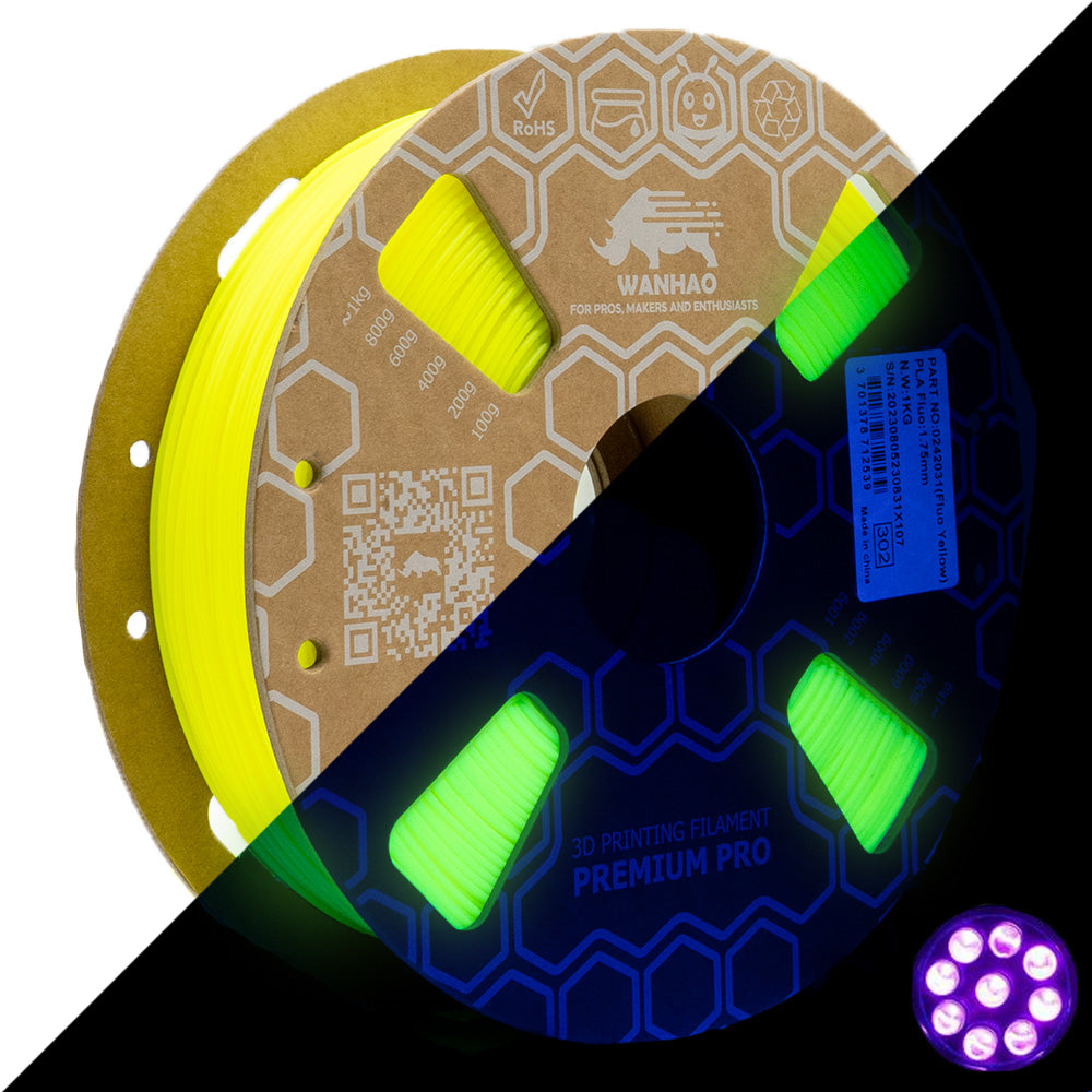 PLA HYPER YUMI FLUO JAUNE NEON LIKE 1 Kg