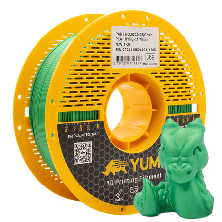 PLA HYPER YUMI VERT SAINT PATRICK 1Kg Vert 1kg Bobine Plastique (AMS-ROLL) Classique