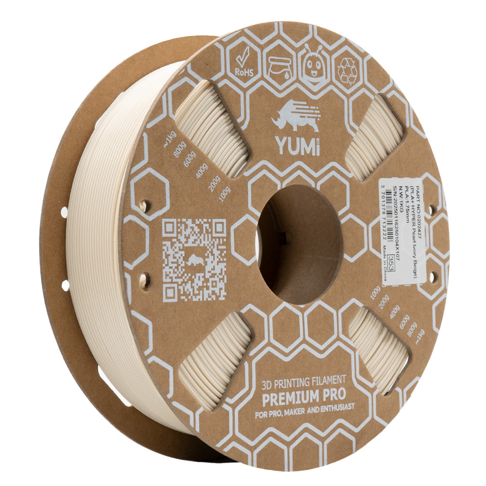 PLA HYPER YUMI MATTE Beige Elfenbein / Knochen 1Kg