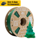 PLA HYPER YUMI Arc-en-Ciel VERT SAPIN DE NOEL Pailleté 1Kg Bobine seul 1kg Arc-en-Ciel