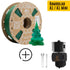 PLA HYPER YUMI Arc-en-Ciel VERT SAPIN DE NOEL Pailleté 1Kg Bobine + Hotend 0.6mm pour Bambu Lab A1 et A1 mini 1kg Arc-en-Ciel