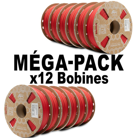 MEGA PACK - PLA HYPER YUMI ROUGE PERE NOEL 1Kg x 12